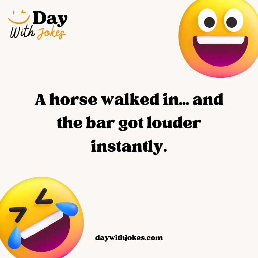 A Horse Walks Into a Bar Joke