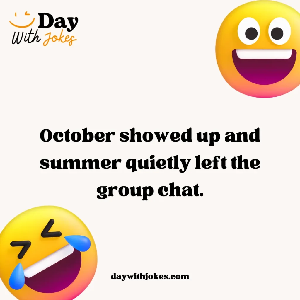 Jokes About October
