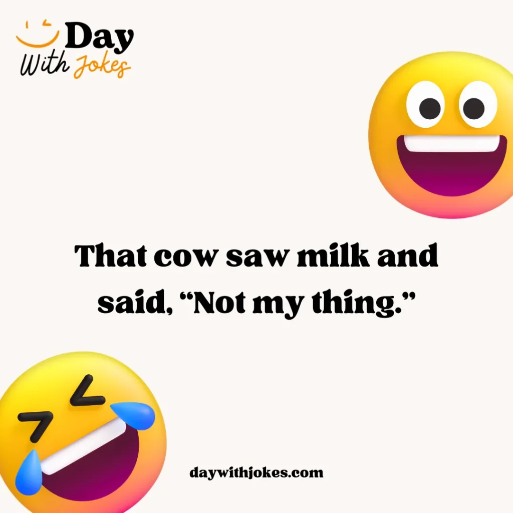 What Do Cows Drink Joke