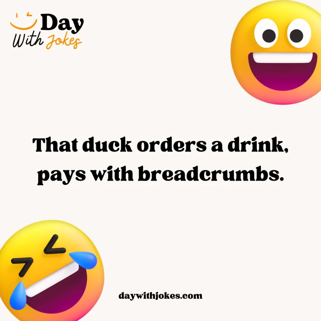 🦆 Duck Walks Into a Bar Joke