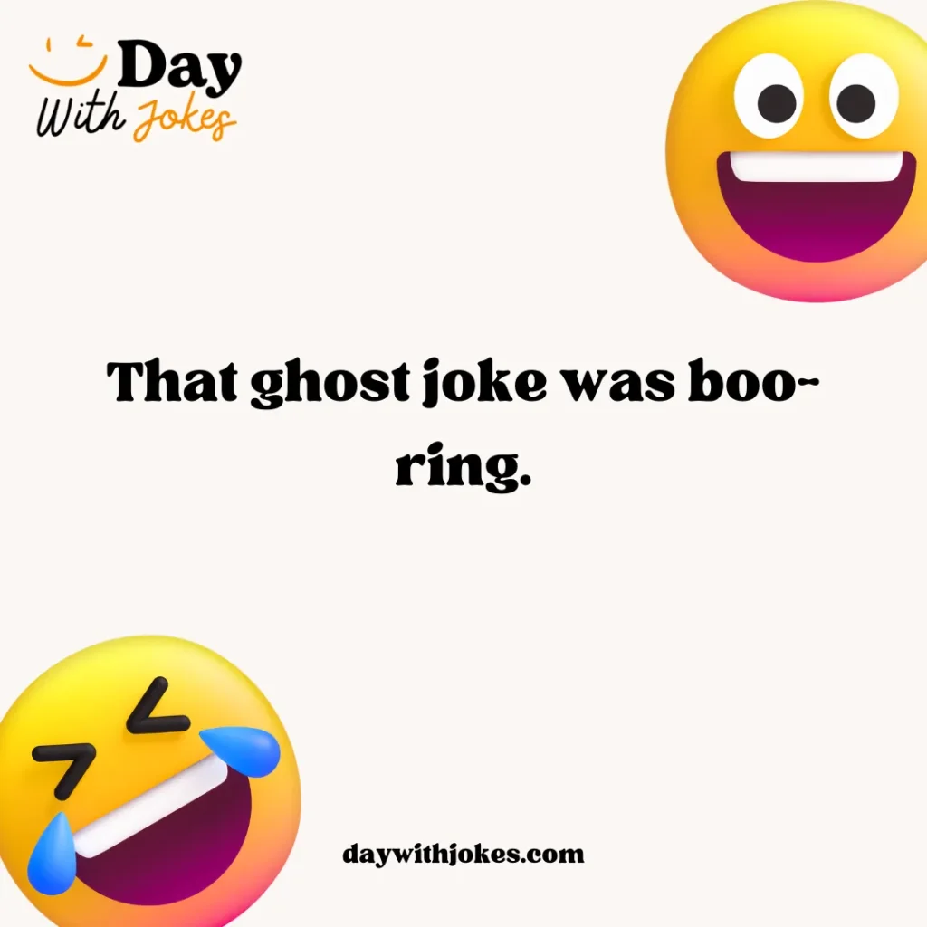 Corny Ghost Jokes