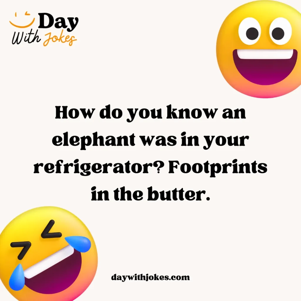 Elephant in Refrigerator Joke